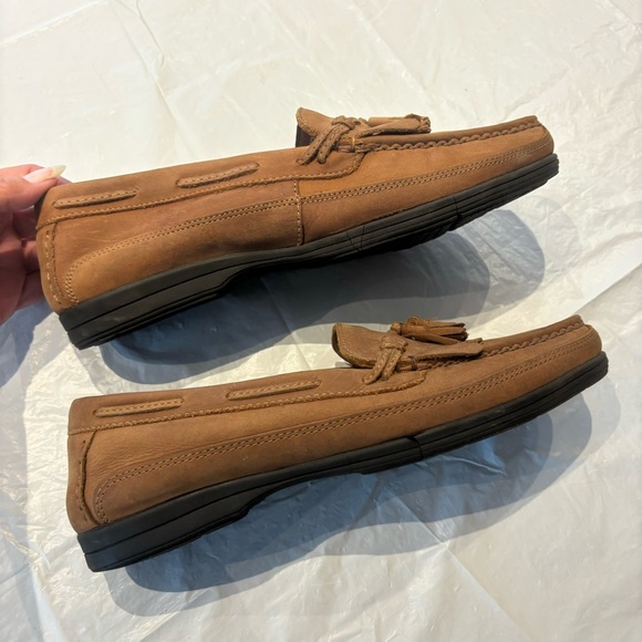 Earth Shoes Manning leather tassel loafers brown SZ 9.5 D NWOT NO BOX - Picture 8 of 13
